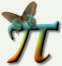 pi butterfly logo